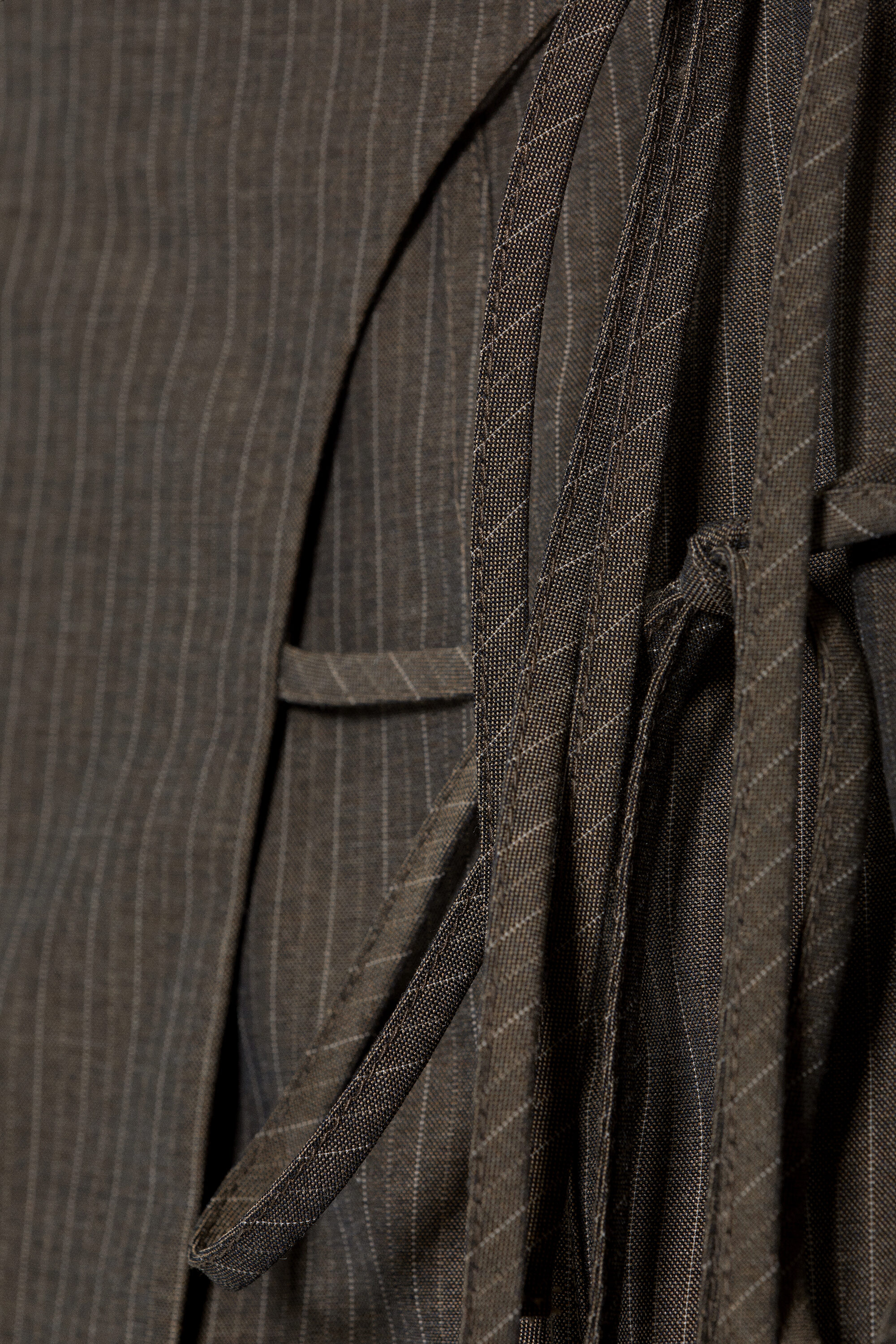 strappy mini wrap skirt - Dark Mole | Weekday EU