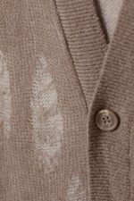 Distressed Beige - Festival Cardigan - 1