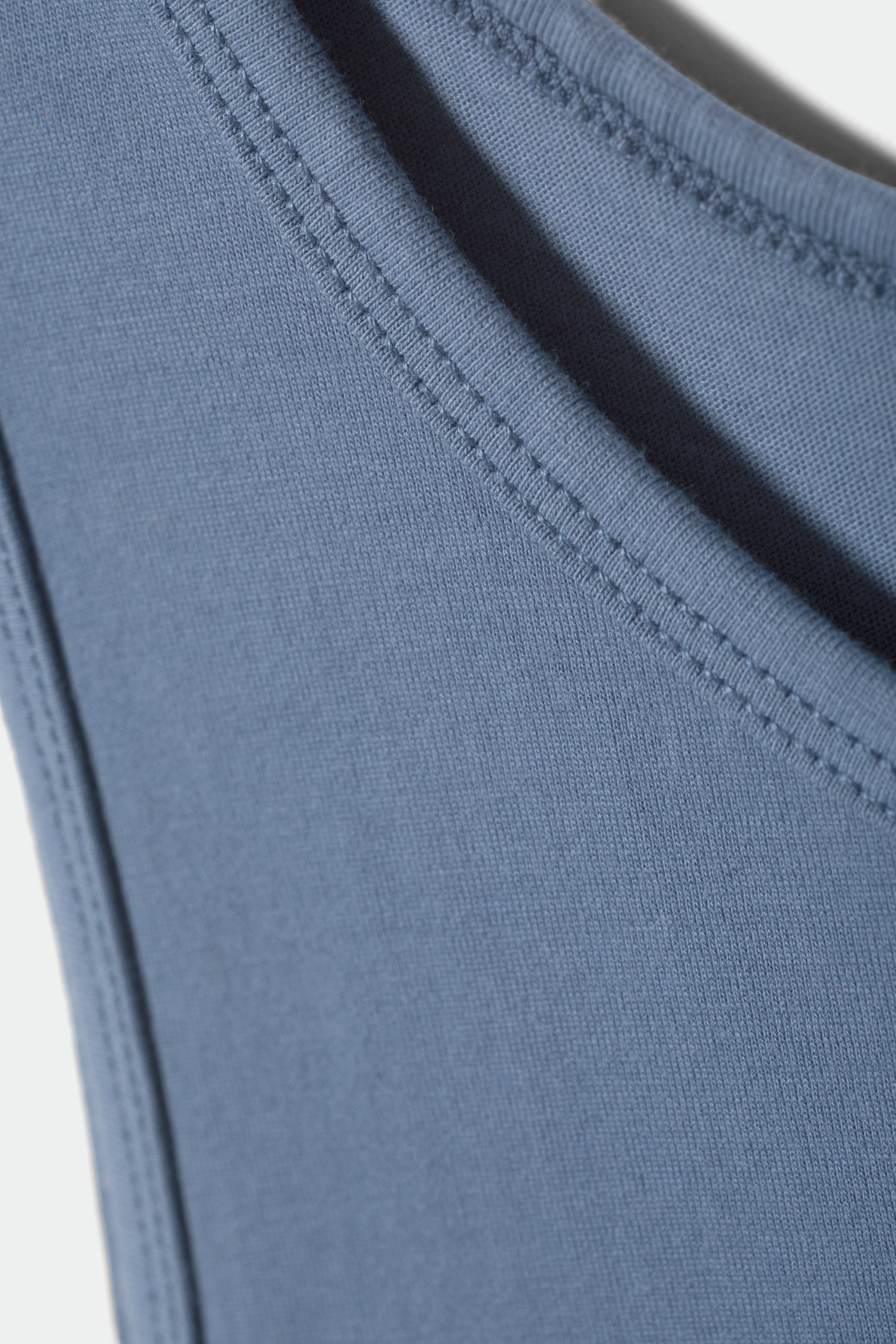 Blau/99 - Oversized-Trägertop mit Grafikprint - 1