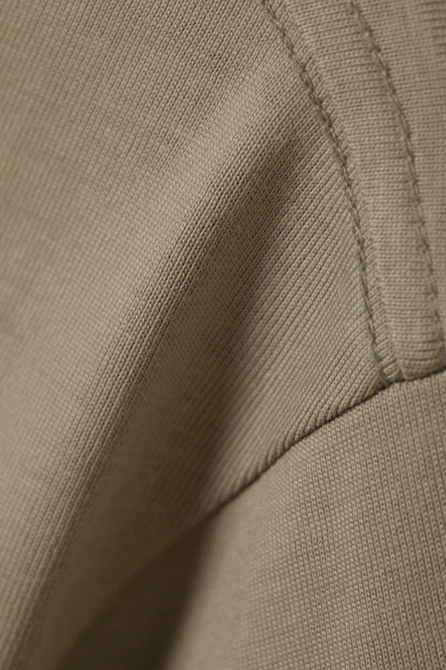 Short Boxy Heavyweight T-shirt - Khaki Green/White/Black/Světlá zaprášená modrá/Světlá šedá/Dark Navy Blue/Tmavě zelená/Tmavě hnědá/Light Khaki Green - 2