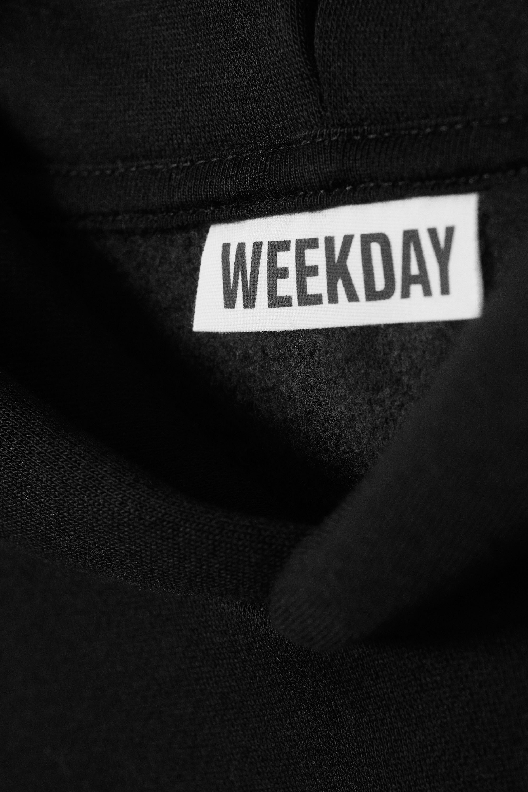 Black - Loose Fit Hoodie - 4