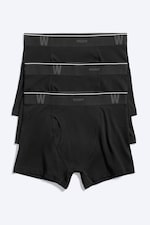 Schwarz - 3er-Pack Boxershorts mit Logo - 0