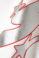 Off-white & Red - Tight Printed Short Sleeve Mini T-shirt - 1