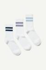 White multi stripe - 3-pack gestreepte sportsokken - 0