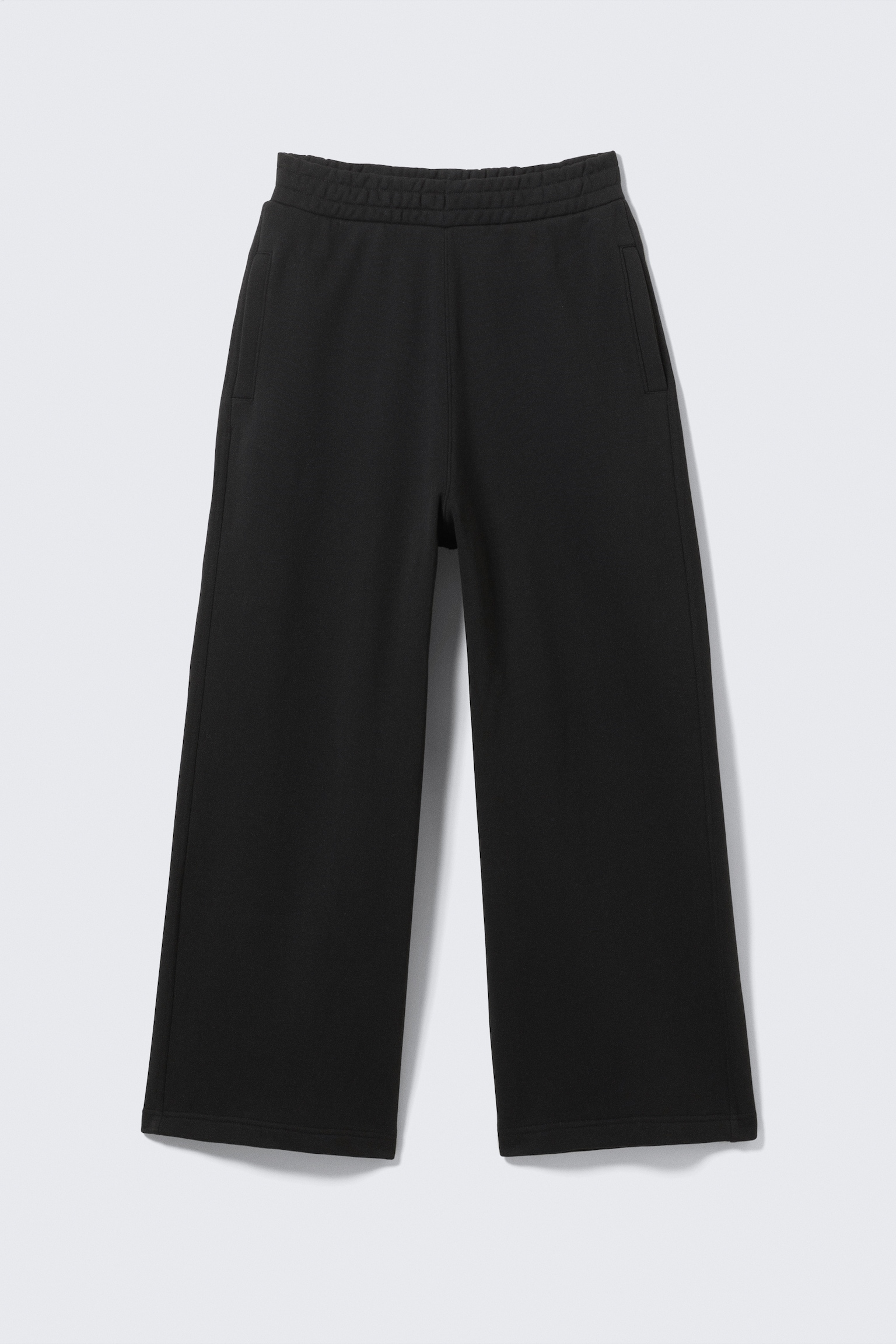 Pantaloni de trening baggy cu tur lăsat - Black