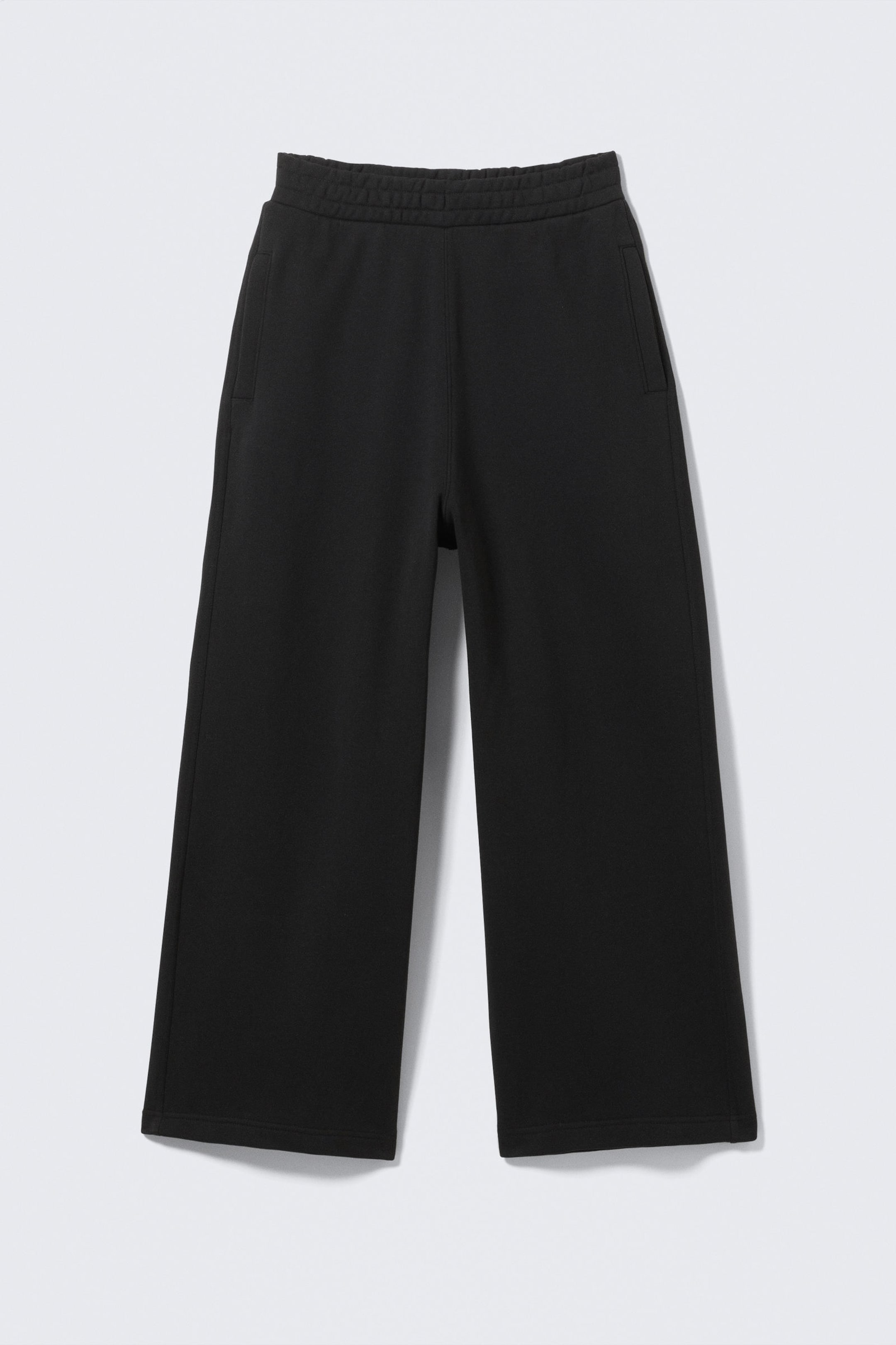 Black - Baggy Dropped Crotch Skater Sweatpants - 4