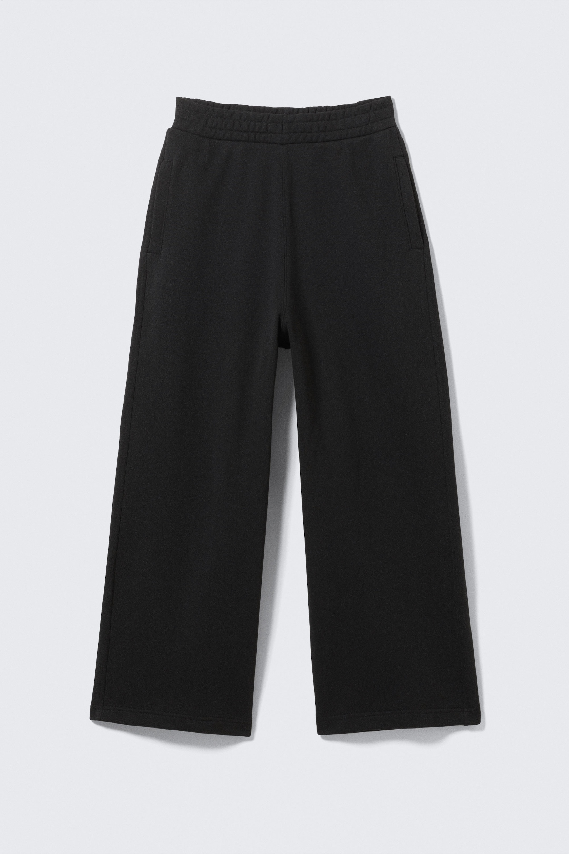 Black - Baggy Dropped Crotch Skater Sweatpants - 0