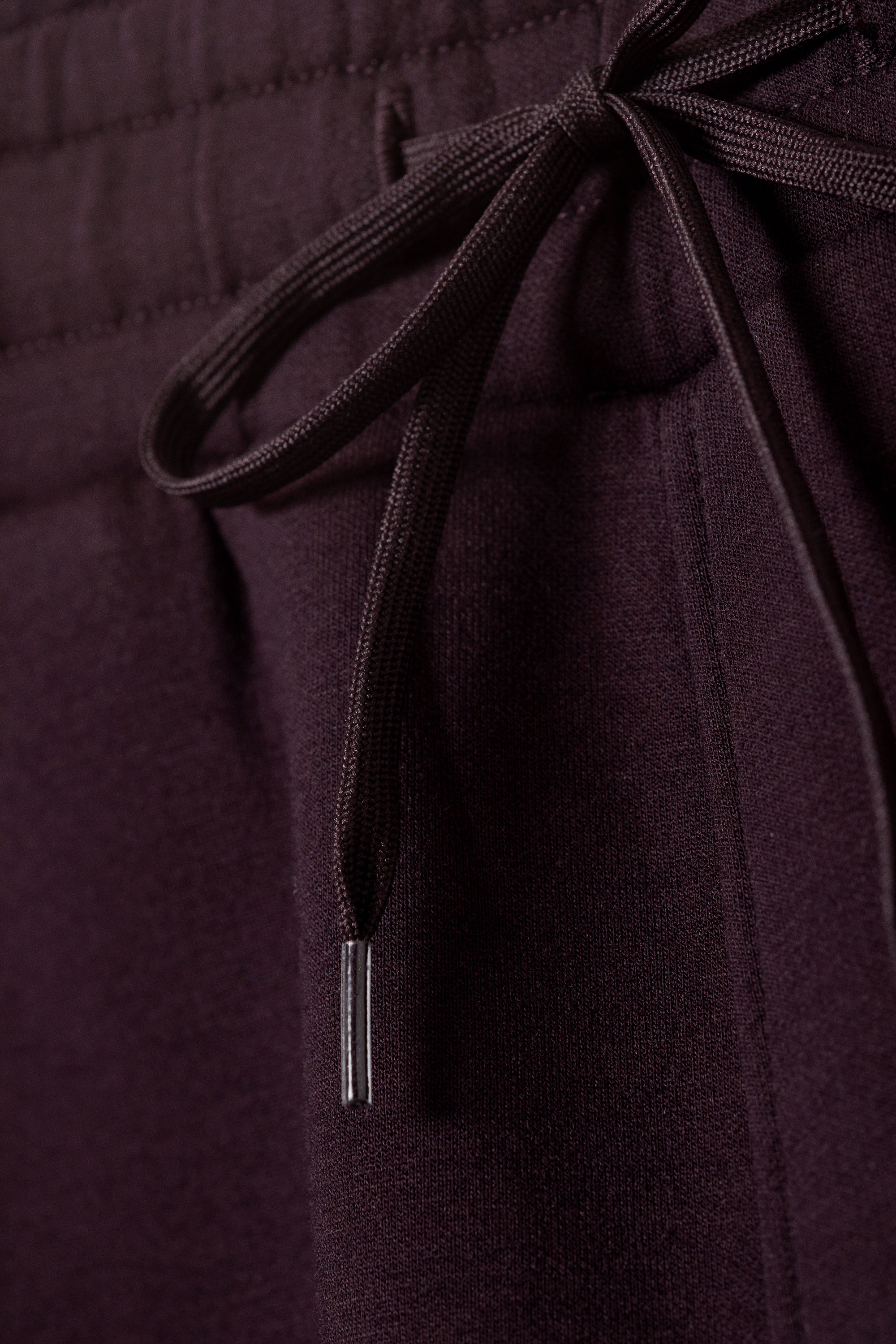 Washed Dark Plum - Washed Scuba Sweatpants - 2