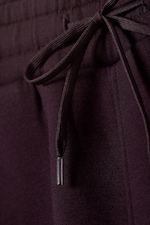 Washed Dark Plum - Washed Scuba Sweatpants - 2