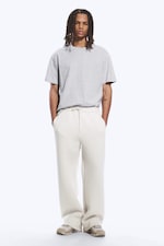 Helles Maulwurfsgrau - Locker geschnittene Scuba-Sweatpants - 0