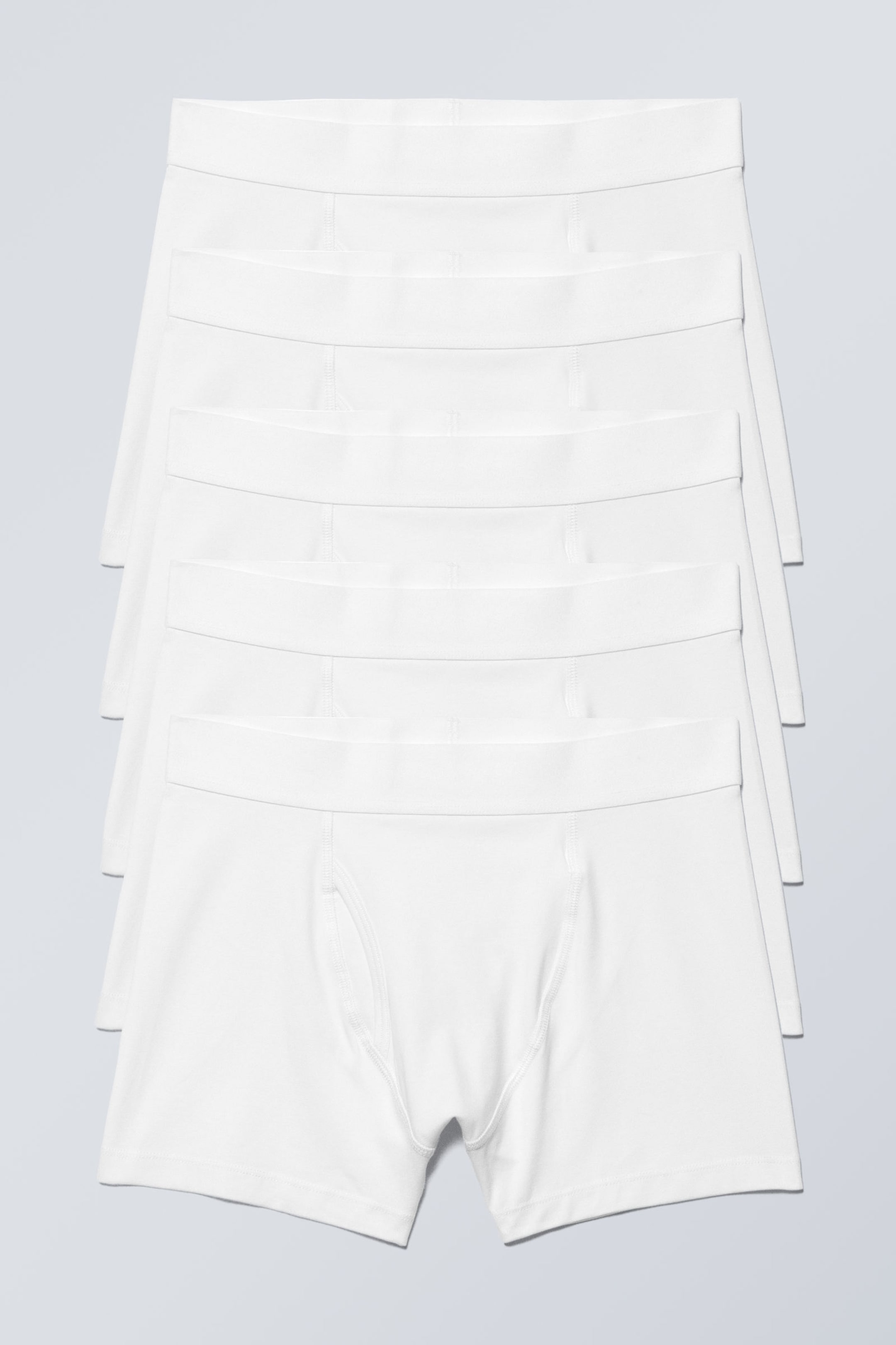White - 5-pack Boxer Briefs