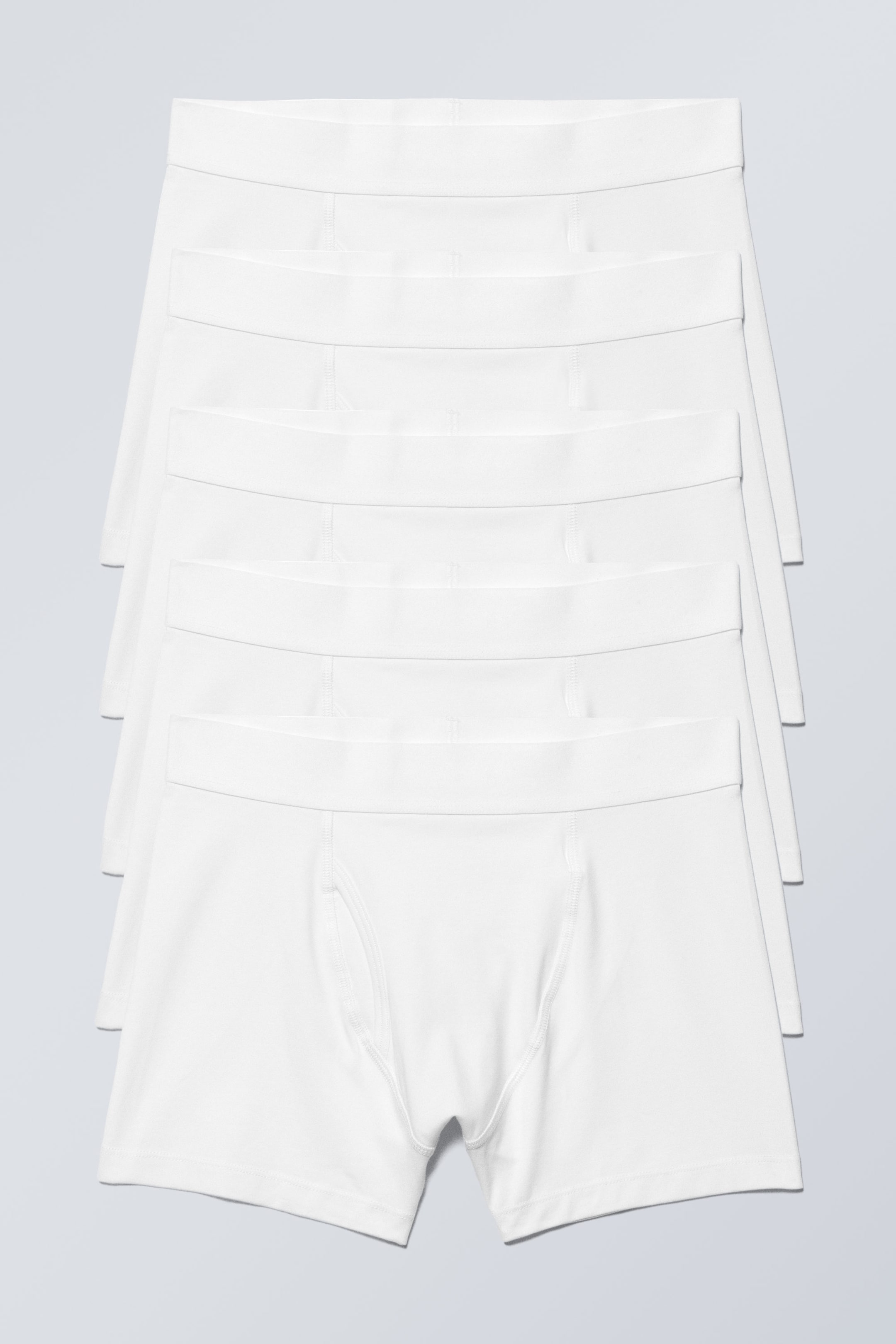 White - 5-pack Boxer Briefs