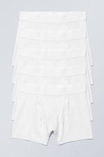 Weiß - Boxershorts 5er-Pack - 0