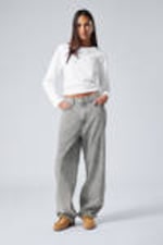 Monolith Grey - Light Grey - Galaxy Loose Straight Leg Jeans - 4