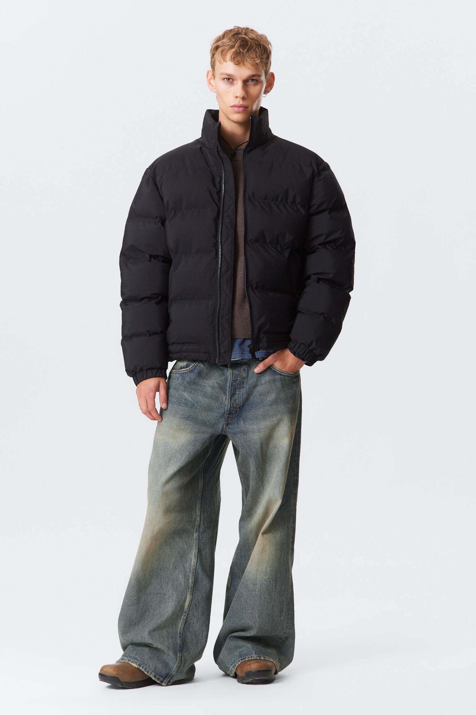 Cole Puffer Jacket - Black - 6