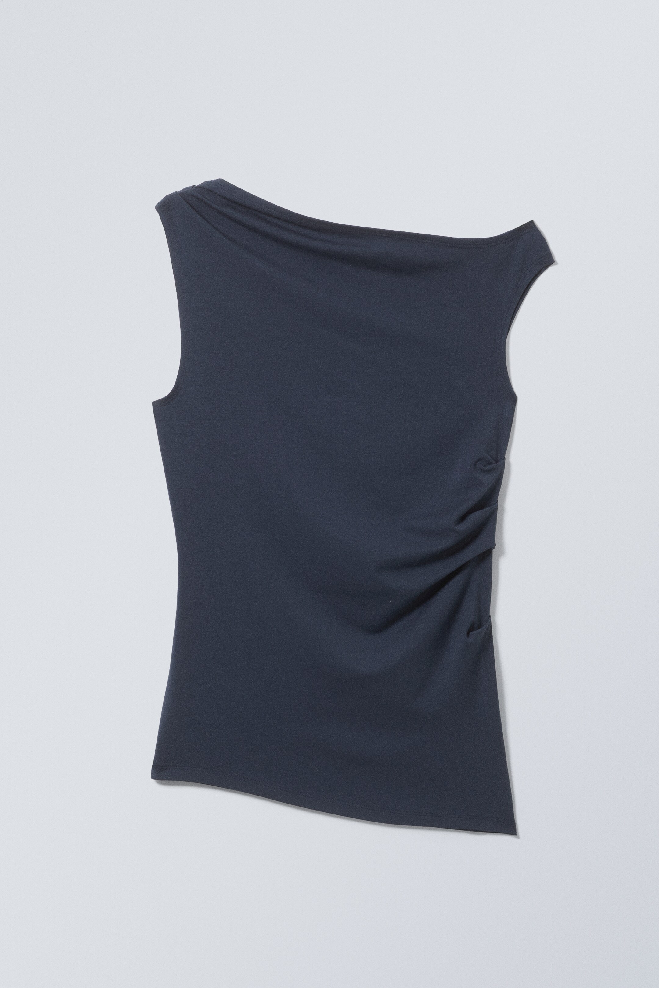Ingrandisci l'immagine: Hera Drape Top - Dark Blue - DONNA | H&M CH 1