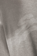 Grey - Sport Spray - Loose Graphic Sweatshirt - 1