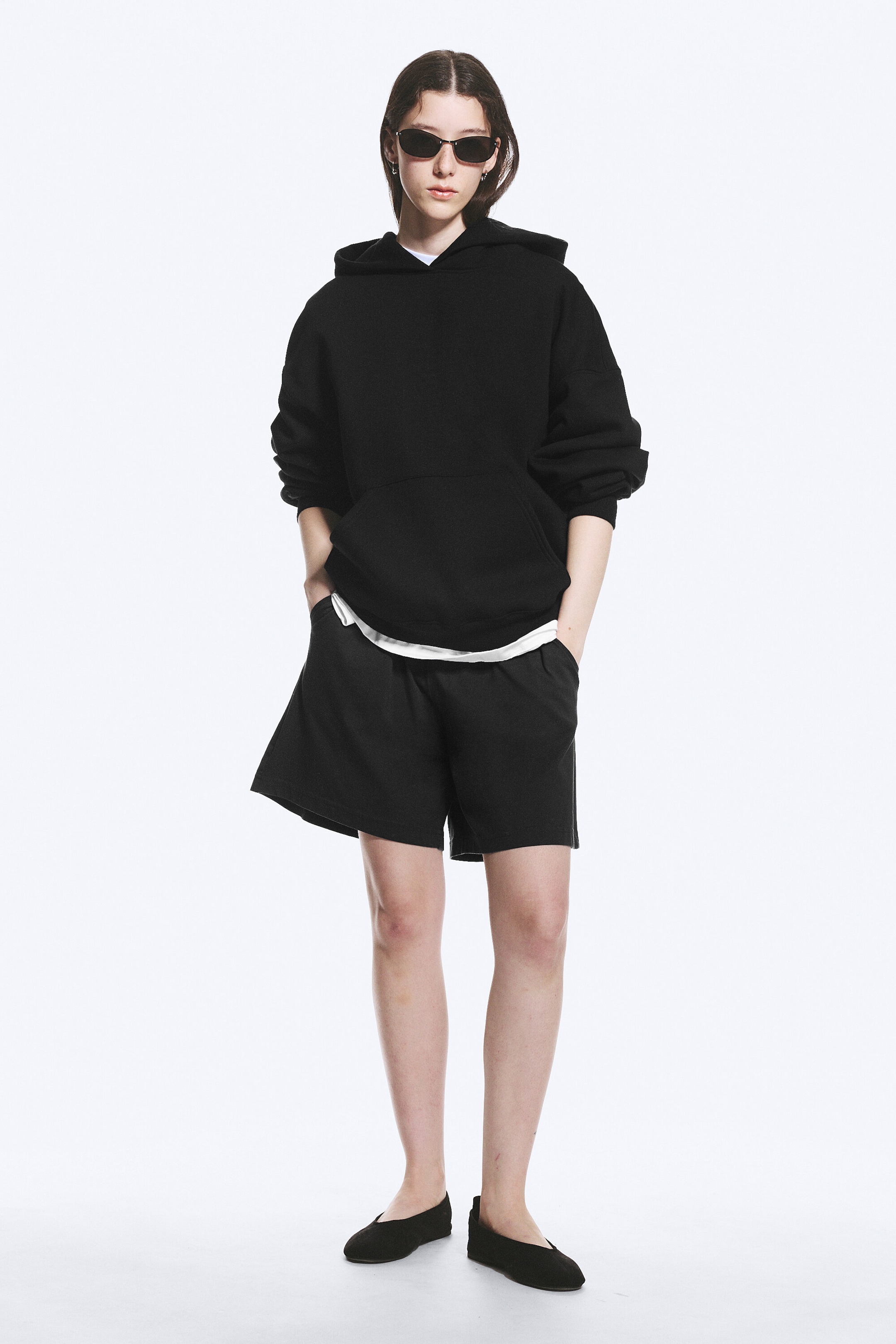 Black - Oversized Heavyweight Hoodie - 2
