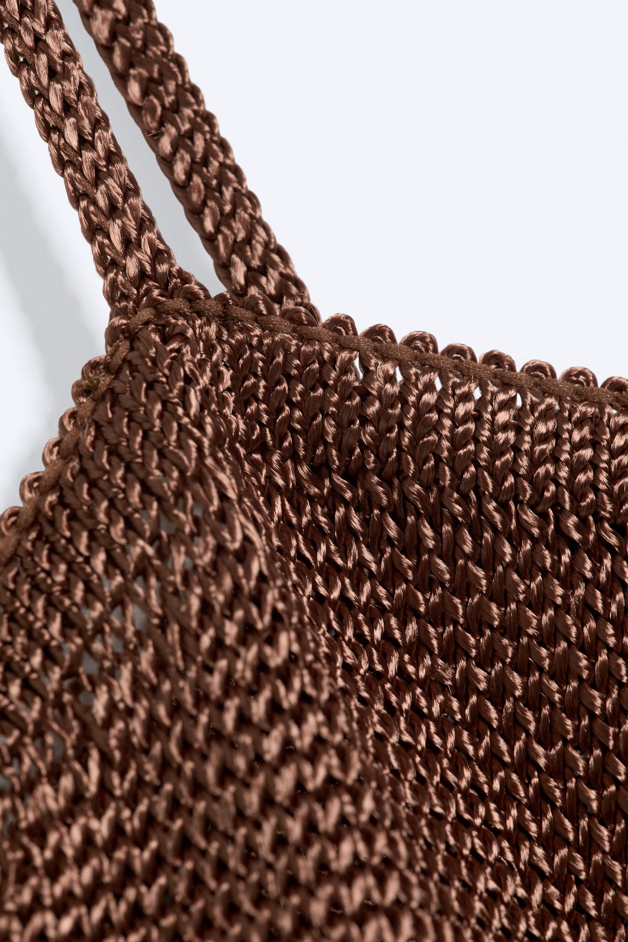 Braun - Gestricktes Camisole mit eckigem Ausschnitt - 4