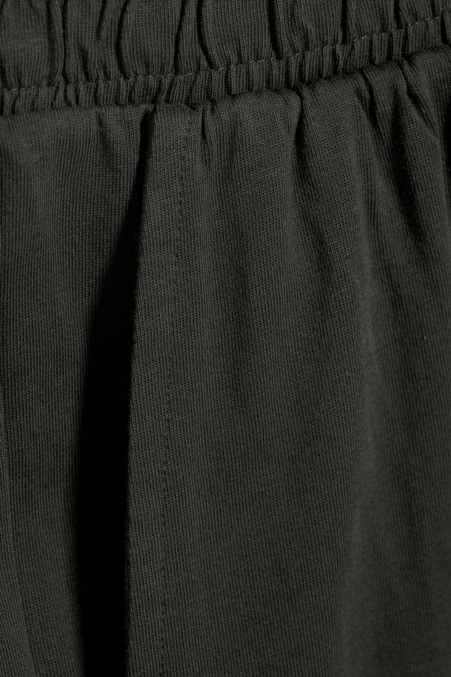 Свободни Шорти От Трико С Ластик - Тъмно сиво/Тъмна Къртица - 5