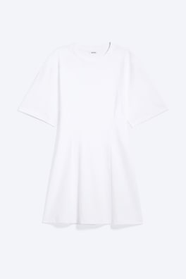 Flared Mini T-shirtklänning