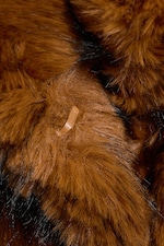 Rust Brown - Relaxed faux fur jacket - 5