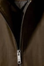 Dark Brown - Waxed Oxford Jacket - 1