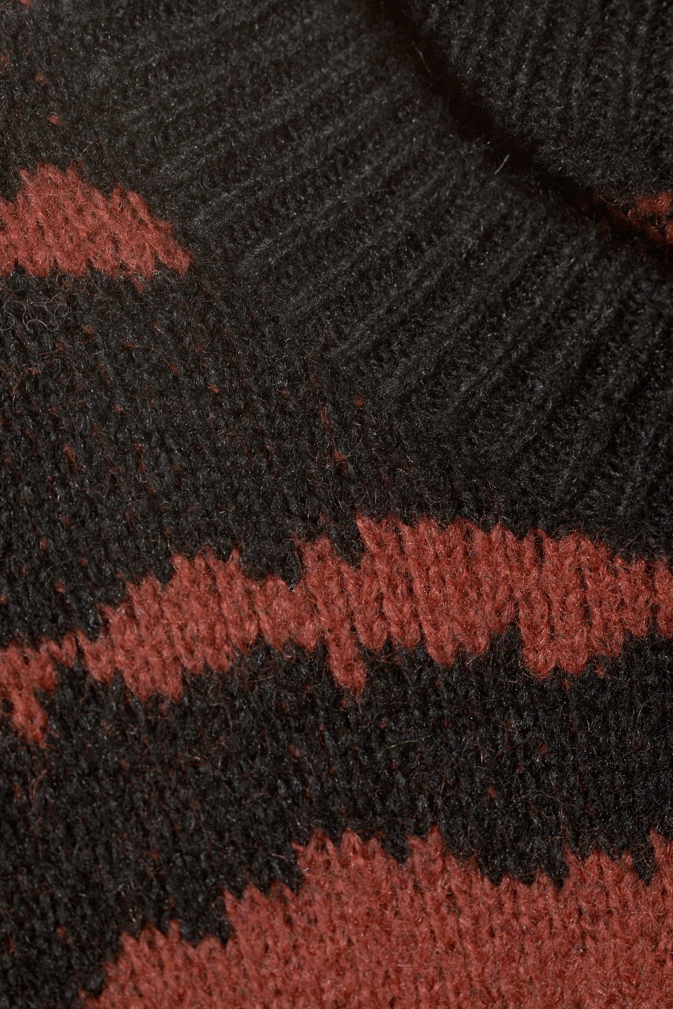 Gebranntes Umbra - Oversized-Jacquard-Pullover Teo - 1