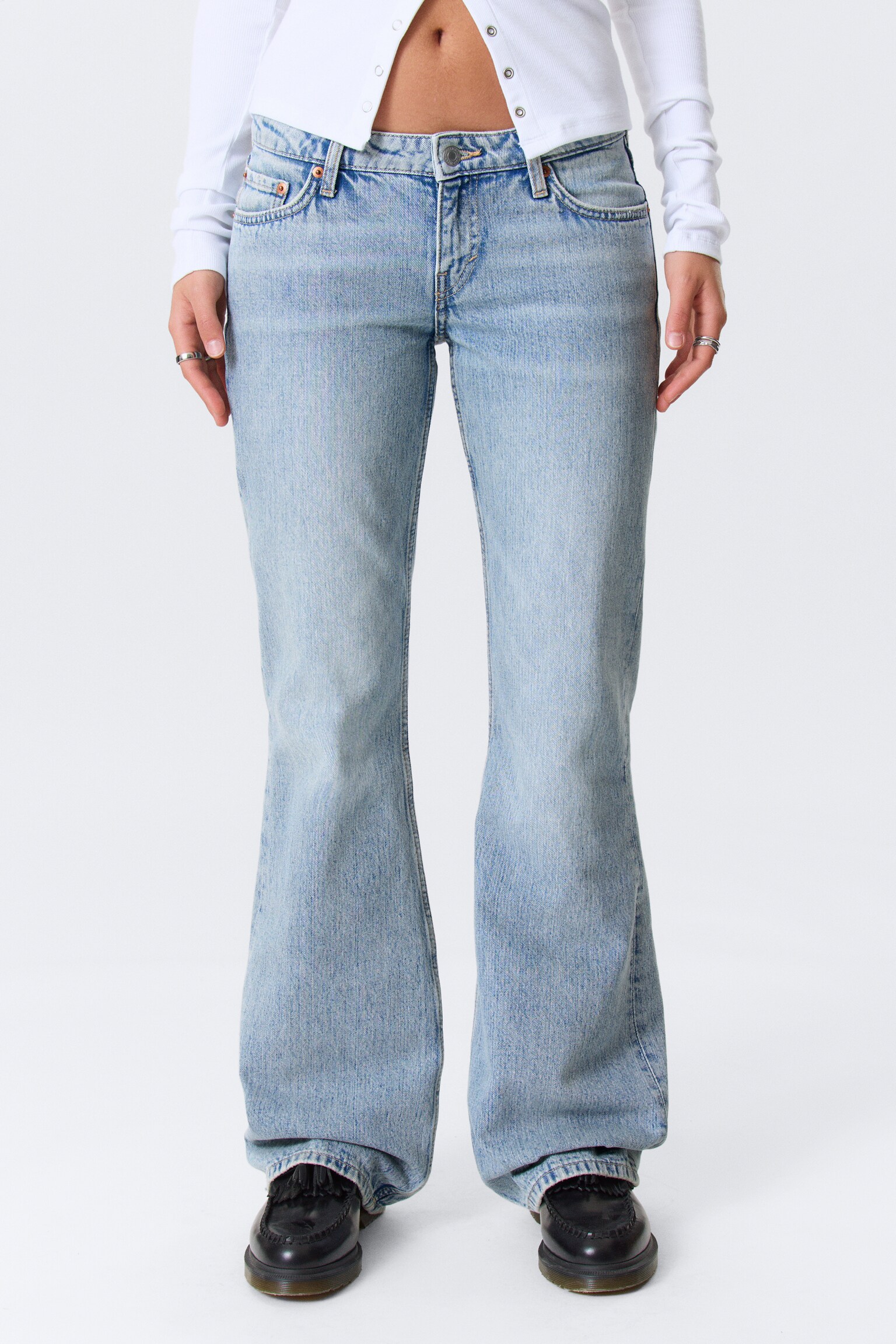 Nova Low Rise Slim Bootcut Leg Jeans - Lip Blue - světle modrá/Board Blue - středně modrá/Mine Blue - Medium Blue/Black Rinse - Black/Brick Blue - Light Blue/Blue Stream - Medium Blue/Deep Sea Blue - tmavě modrá - 3