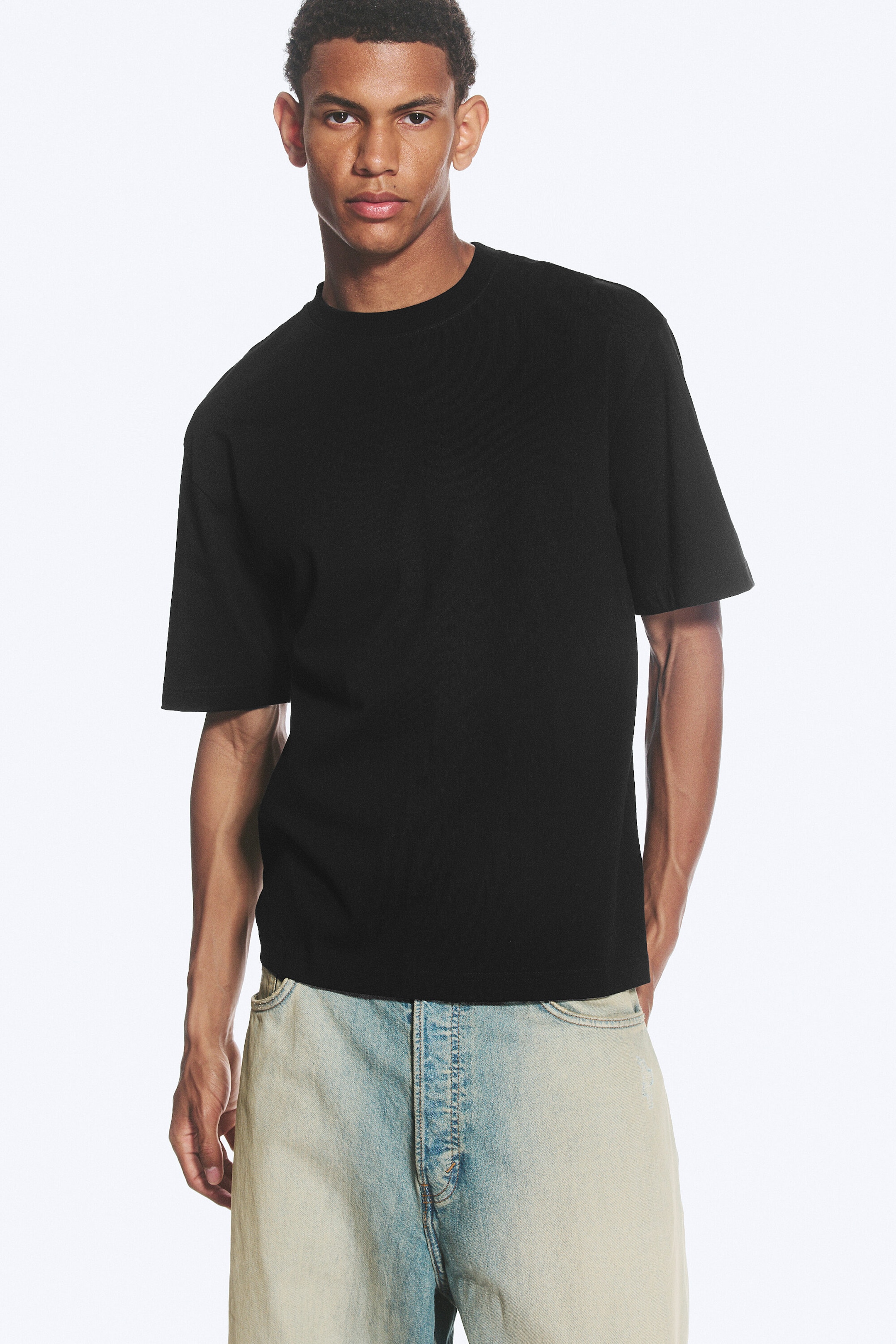 Black - RELAXED FIT T-SHIRT - 0