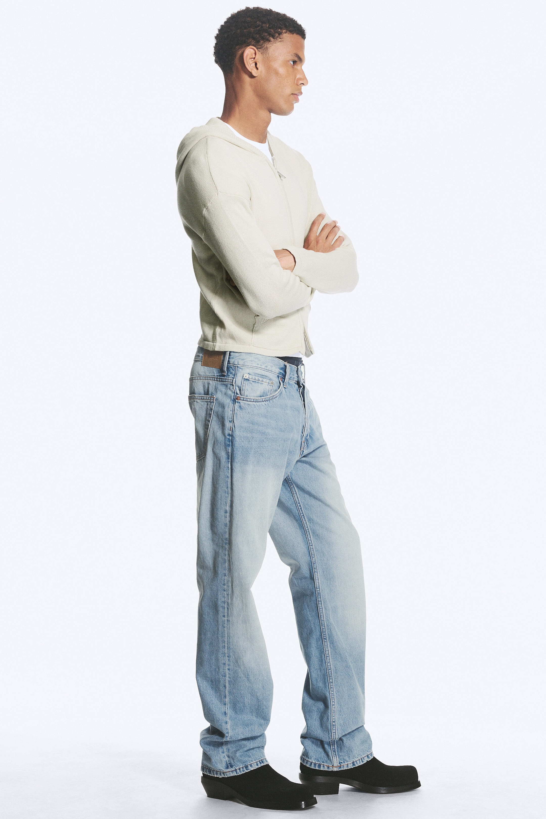 Kimberley Blue - Mittelblau - Meteor Low Waist Relaxed Straight Jeans - 2
