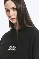Off-black - Yungblud Printed Oversized Sweatshirt - 1