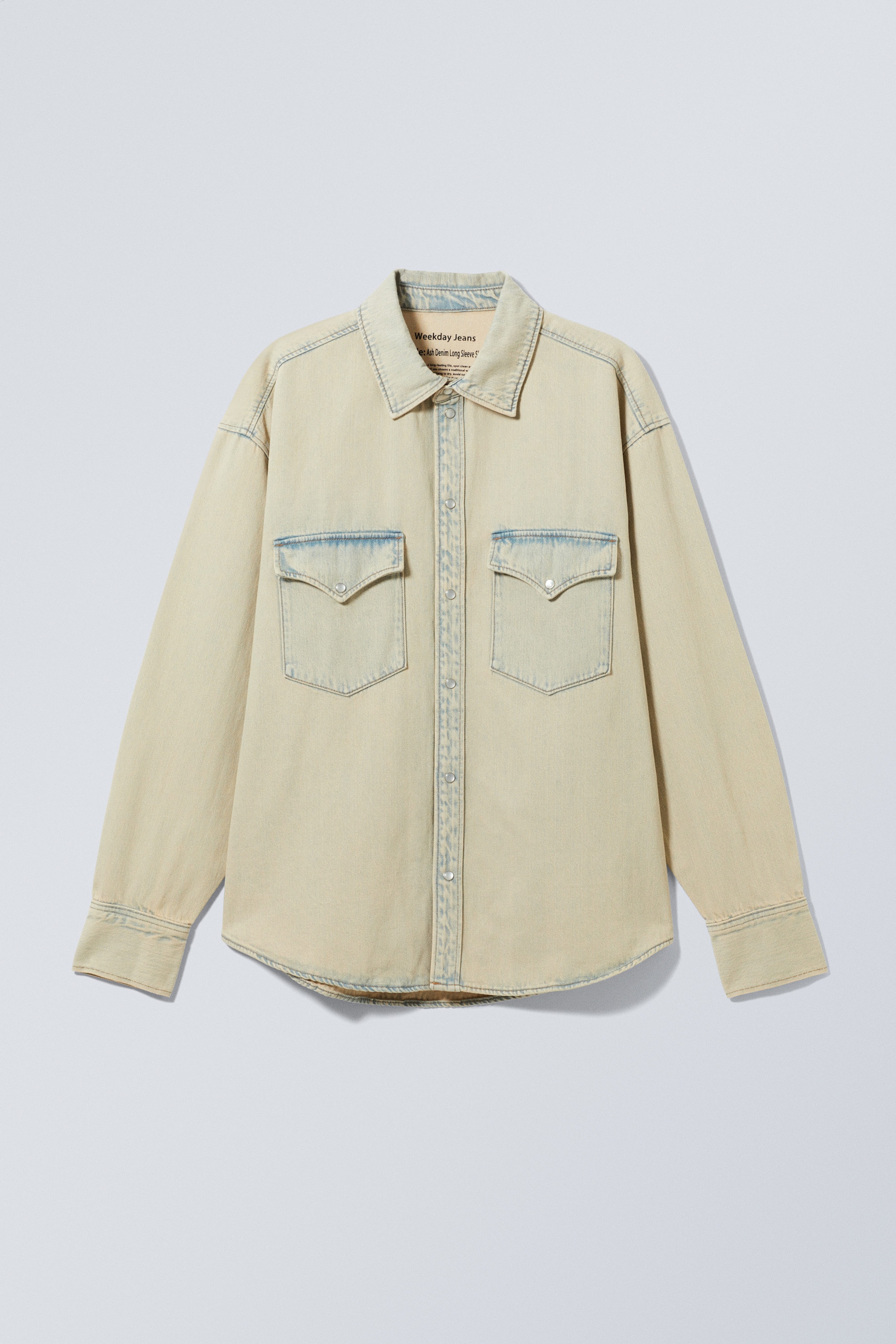 Sunbleached - Langärmliges Jeanshemd Ash - 0