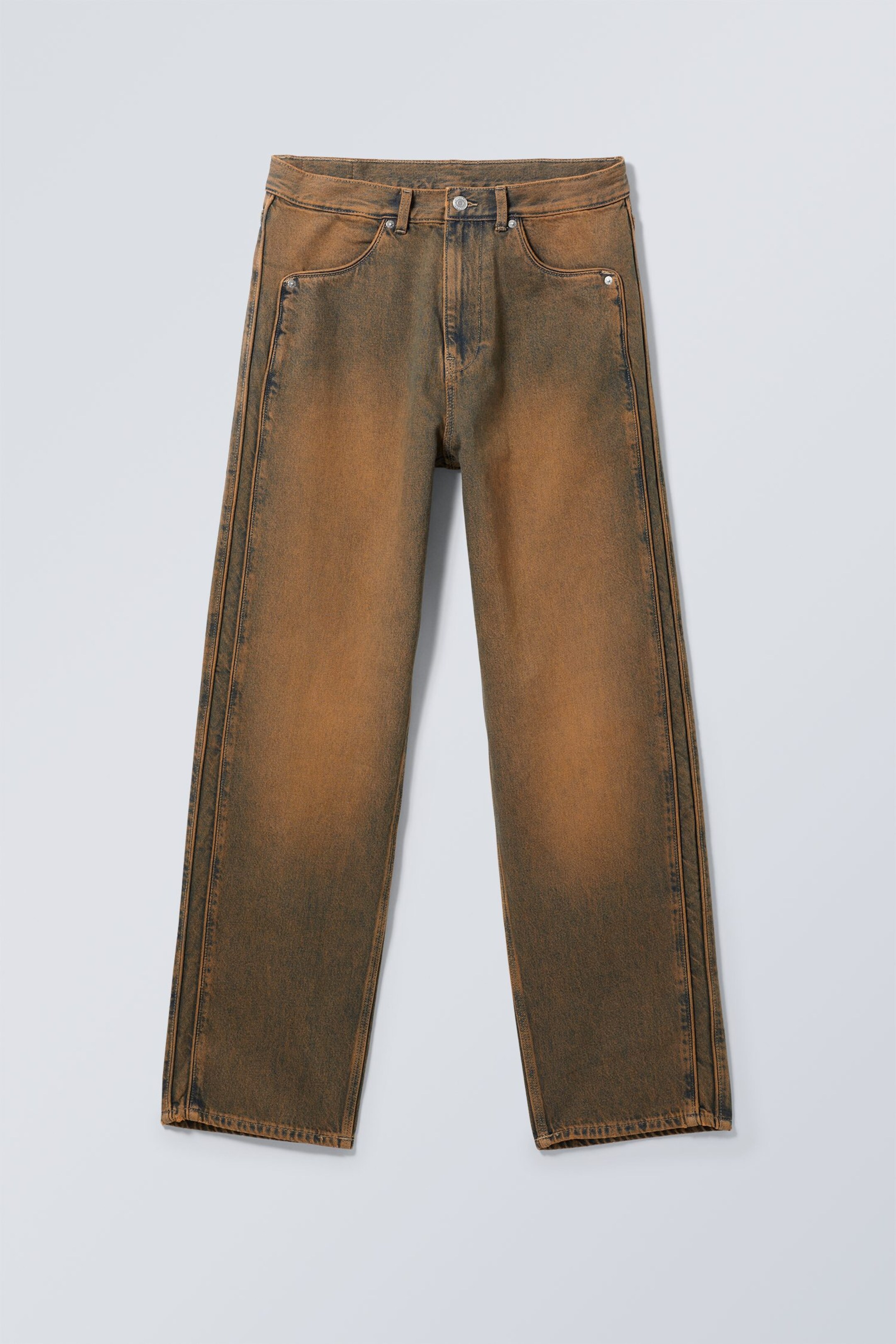 Rust - Culver Loose Straight Jeans - 0
