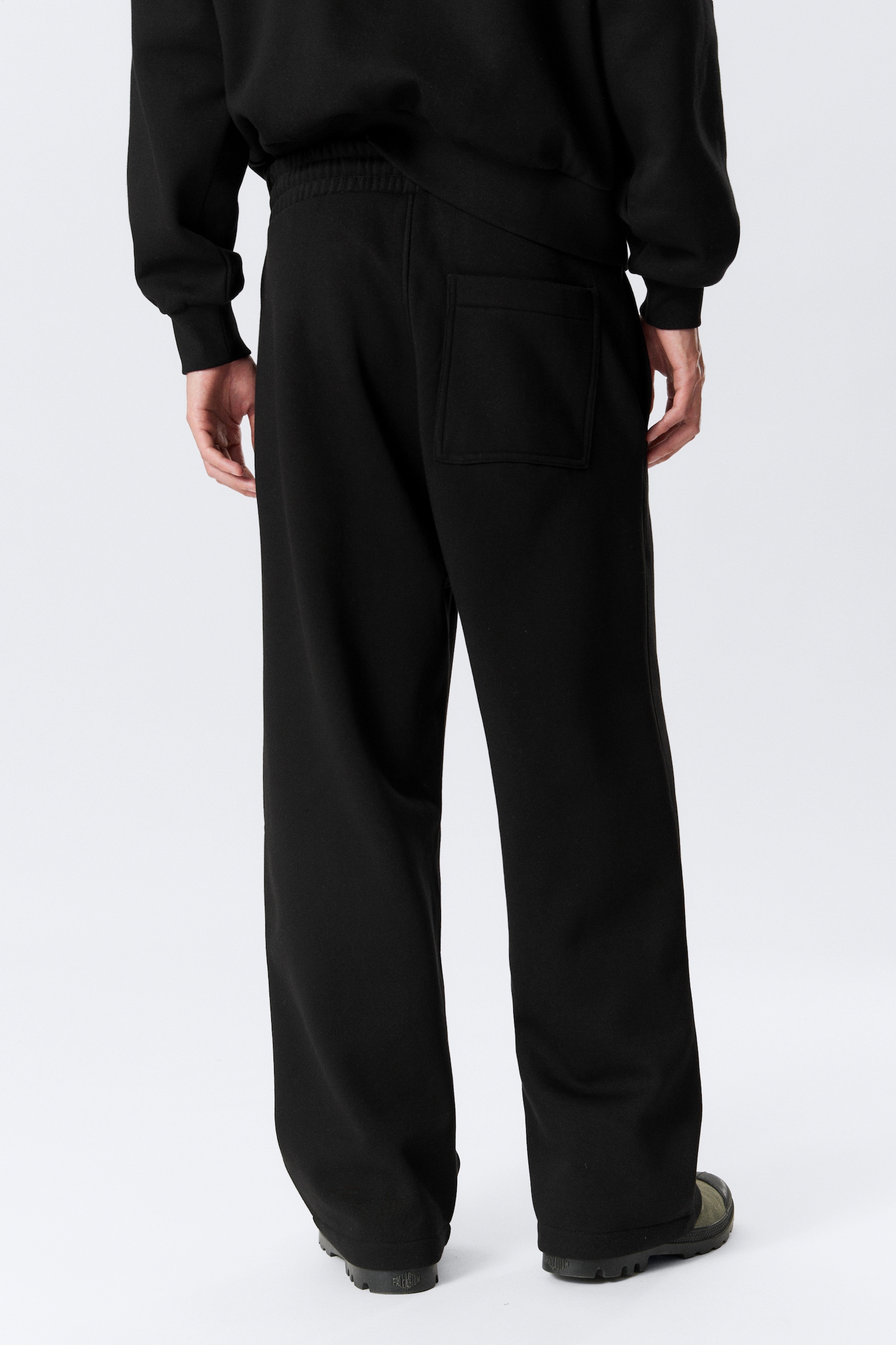 Loose Sweatpants - Black/Light Grey - 5