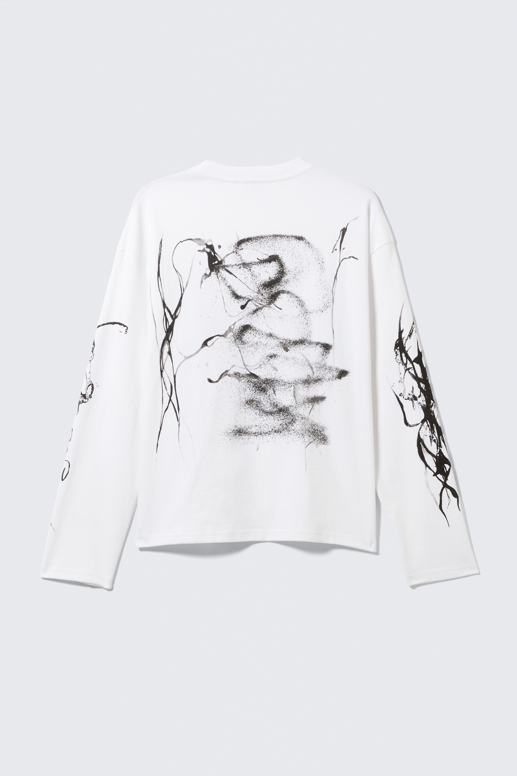 Visualizza immagine più grande: T-shirt Great boxy a maniche lunghe con grafica - Bianco - Big Mess - UOMO | H&M IT 5