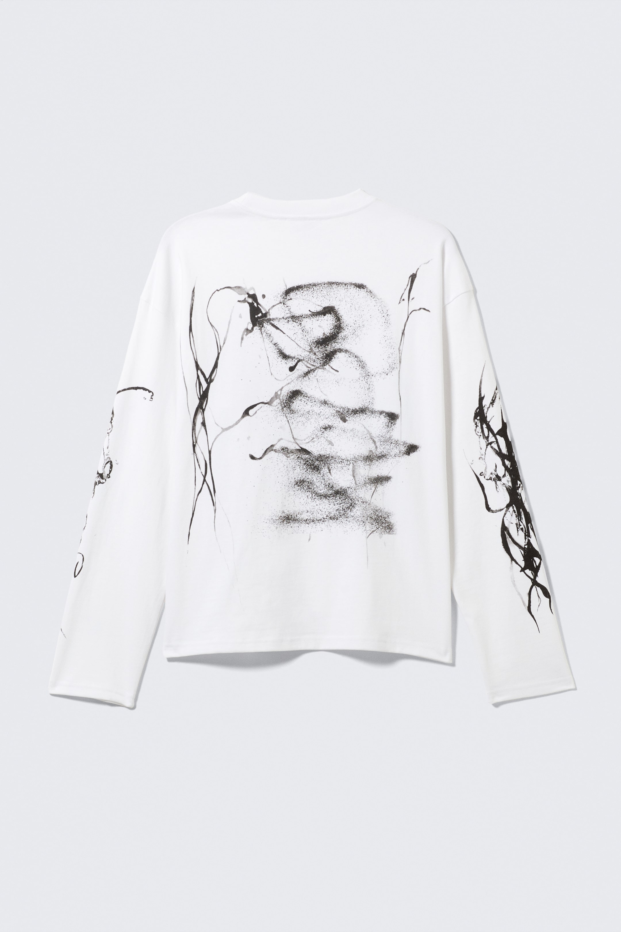 Ver imagen más grande: Camiseta boxy de manga larga y estampado gráfico - Blanco - Big Mess - HOMBRE | H&M ES 6