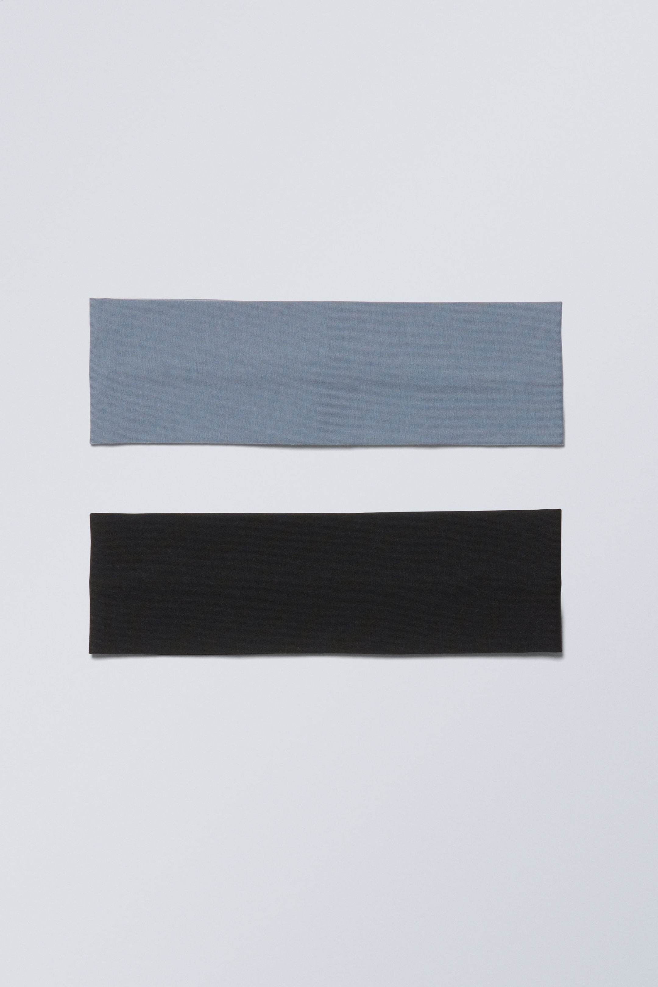 Svart/Grå - 2-pack Emma pannband - 0