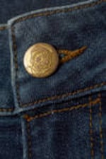 Canyon Blue - Dark Blue - Flare Low Waist Flared Skinny Jeans - 5