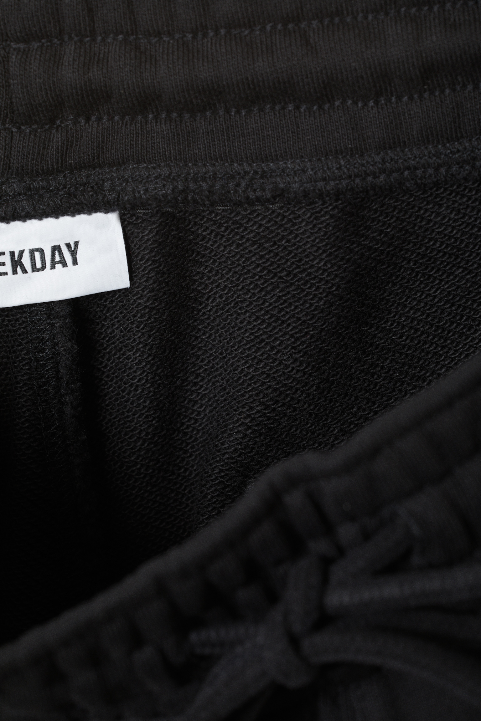 Pantalon de jogging en molleton ample Astro - Noir/Gris poudré clair - 4