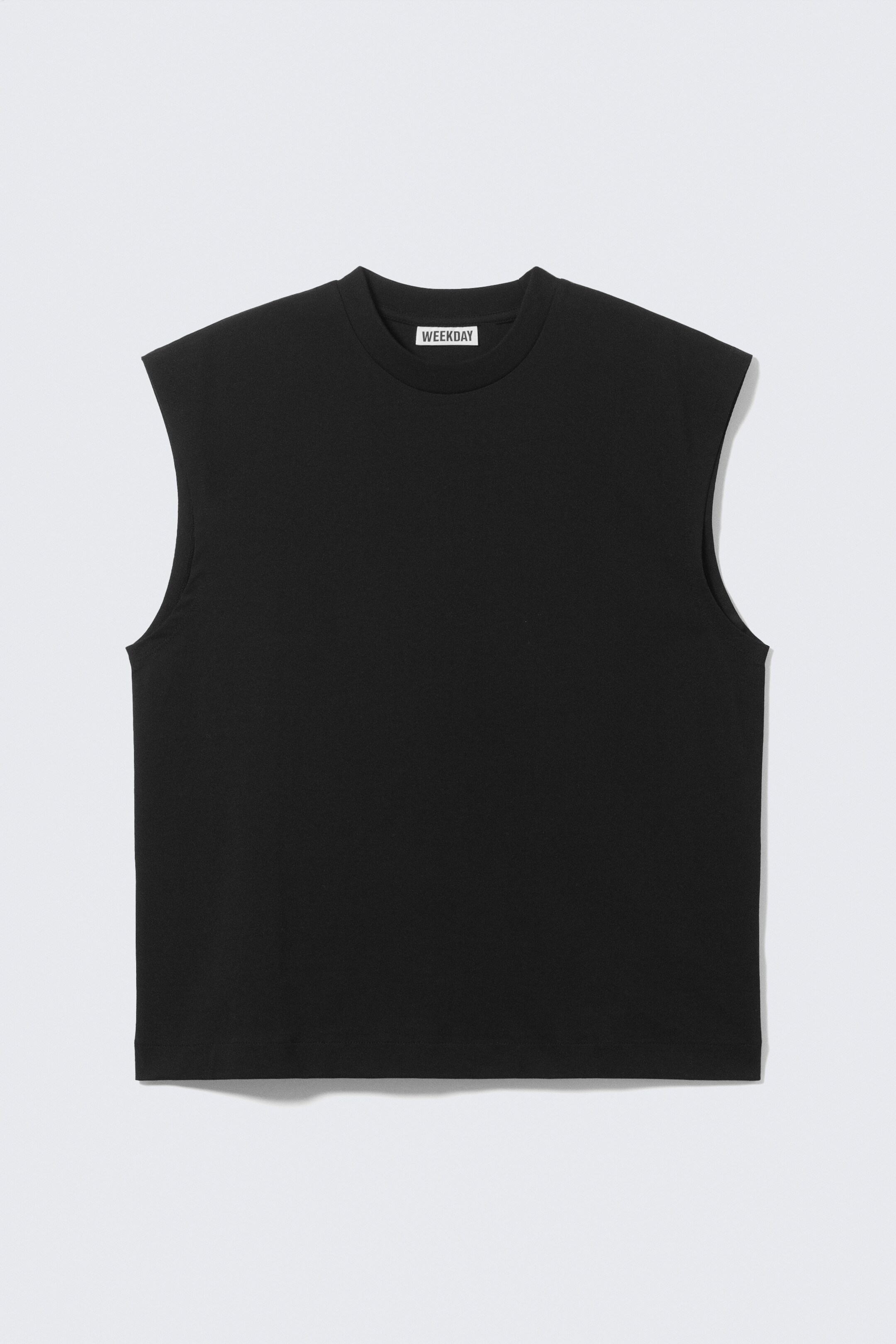 Visualizza immagine più grande: Canotta squadrata in cotone con vestibilità loose - Nero - UOMO | H&M IT 4