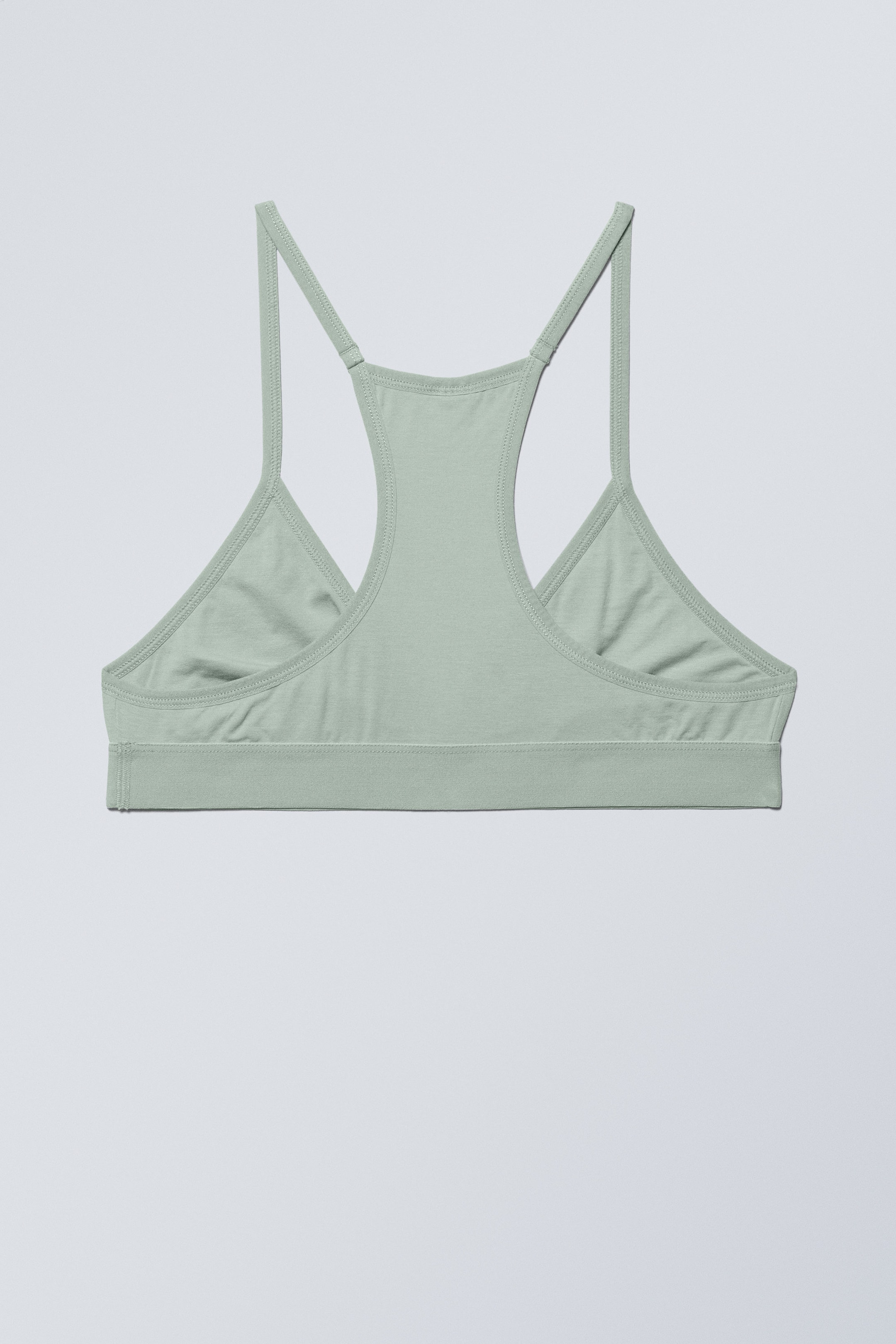 Dusty Green - Racerback-BH Ru aus Baumwolle - 2