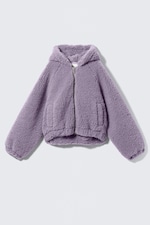 Lilac - Knitted Hoodie - 4