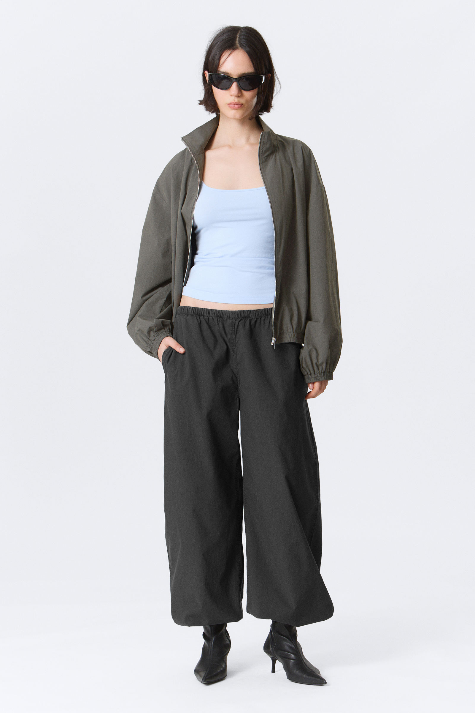 Low Rise Pull-on Ripstop Trousers