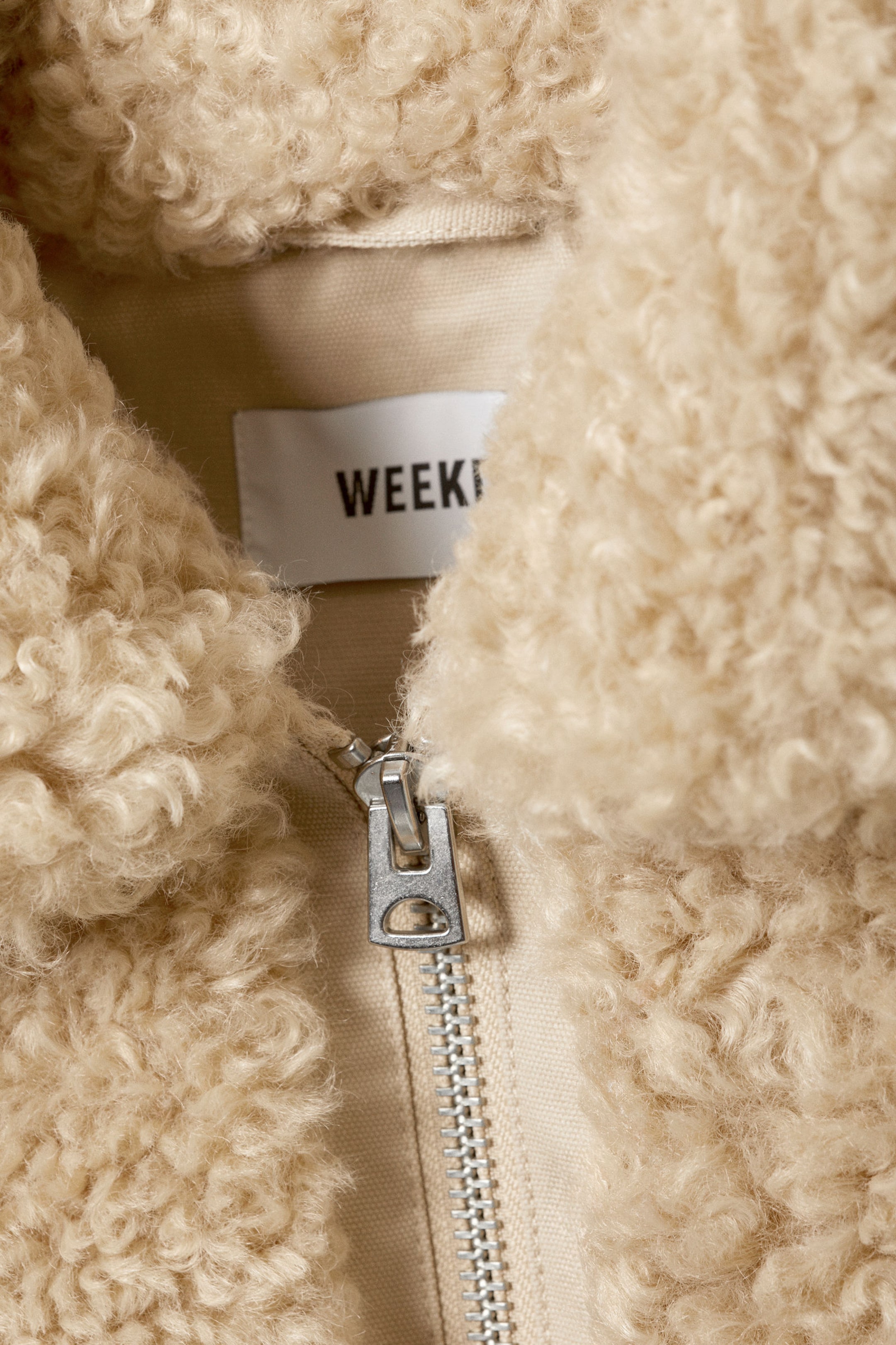 Beige - Yara Oversized Faux Fur Jacket - 2