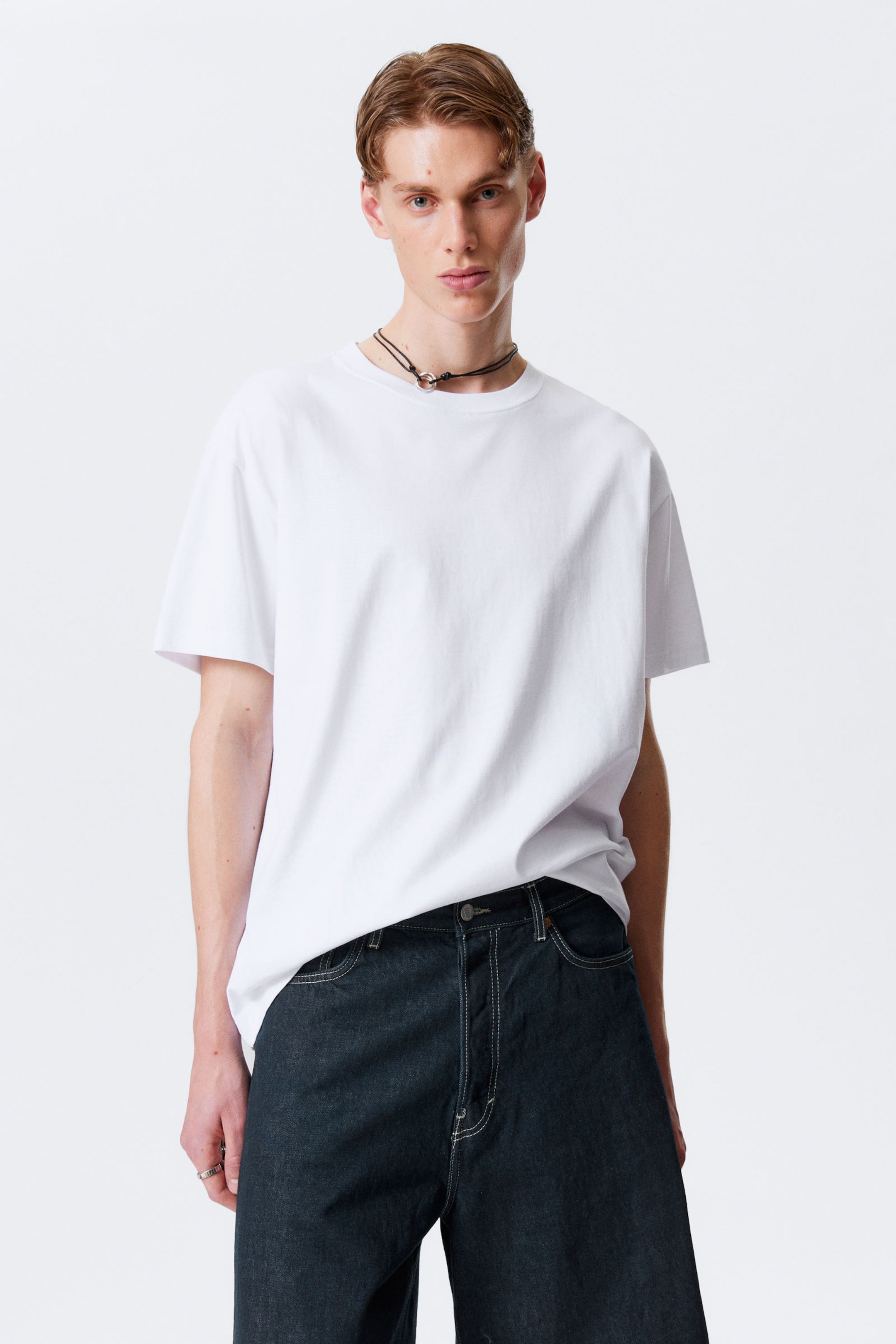#FFFFFF - Oversized Heavyweight T-shirt - 1