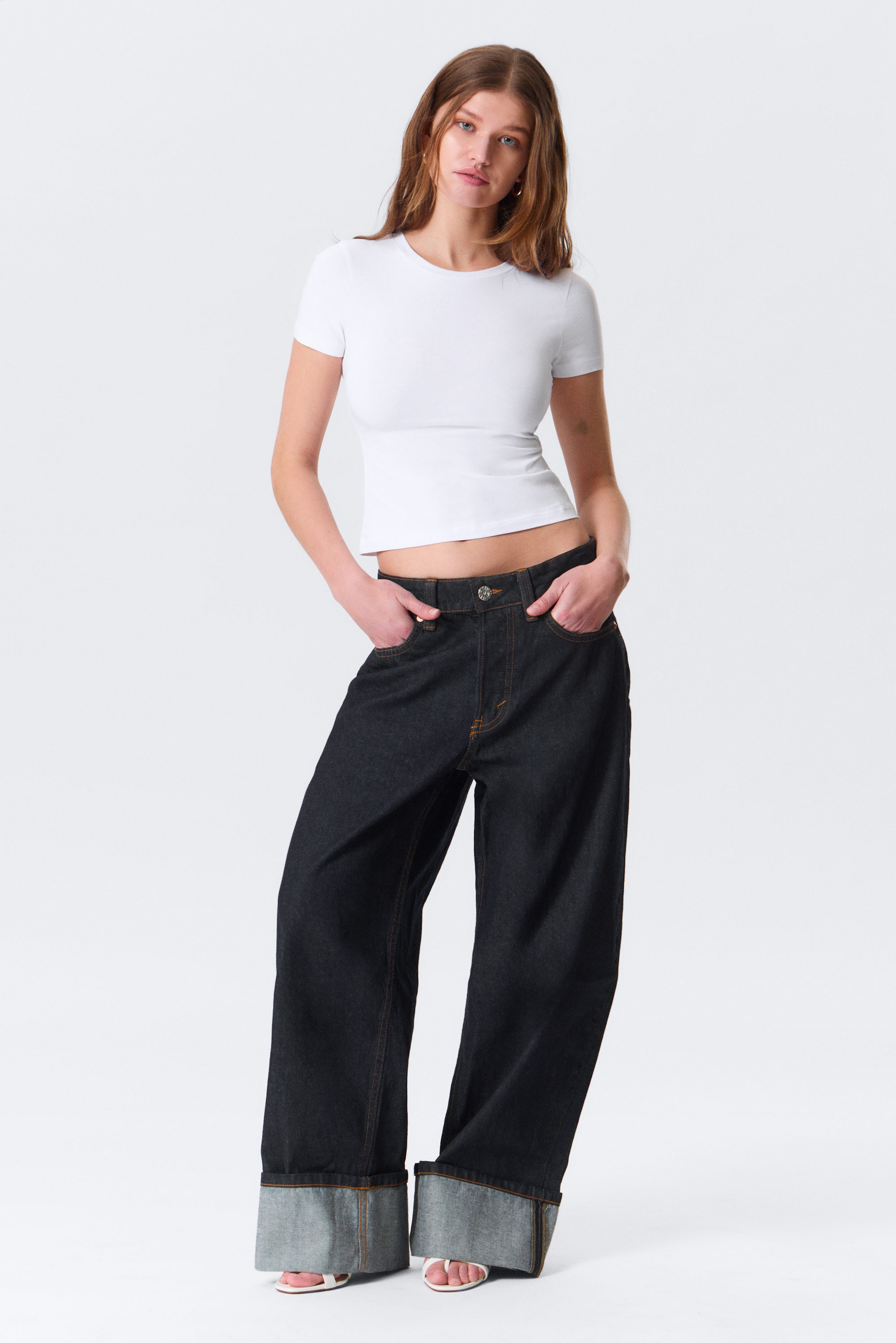 White - Tight Mini T-shirt - 1