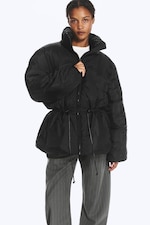 Noir - Doudoune oversize - 2