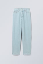 Splendid Blue v5 Speed - Rail Mid Rise Loose Wide Jeans - 0