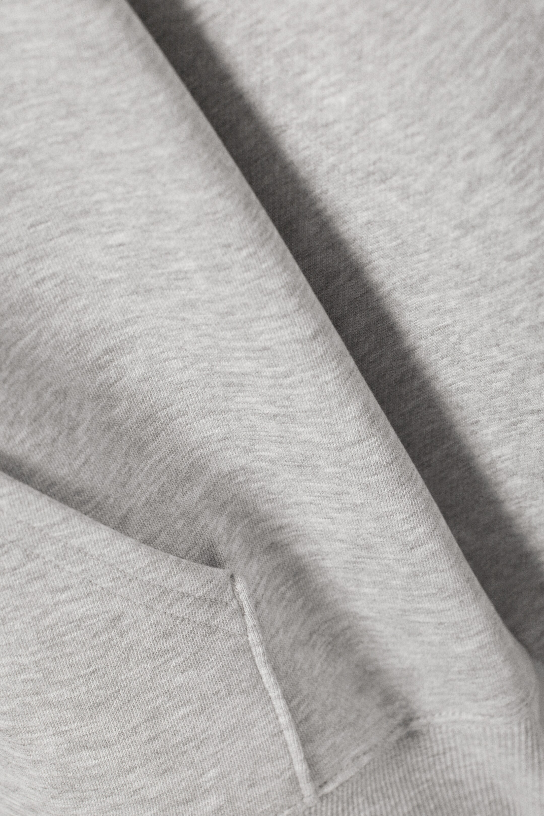 Προβολή μεγαλύτερης εικόνας: Oversized Heavyweight Hoodie - Light Grey Melange - Ladies | H&M GR 6